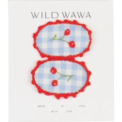 Wild Wawa Kids'  Crochet Clip Set In Multi