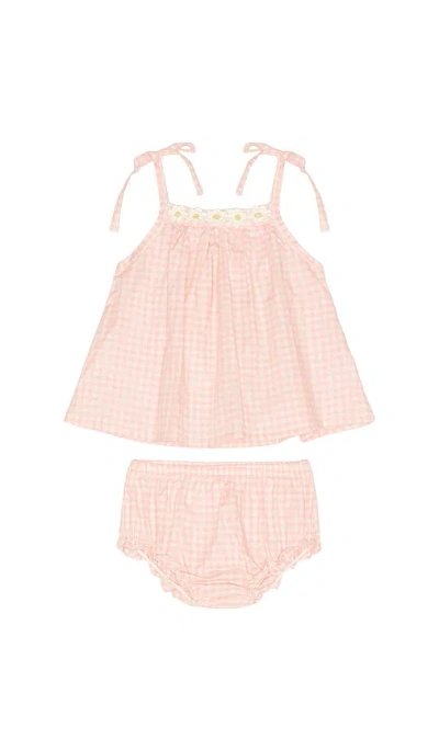 Wild Wawa Crochet Daisy Set In Pink