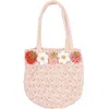 Wild Wawa Kids'  Crochet Purse In Pink