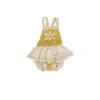 Wild Wawa Daisy Romper In Yellow