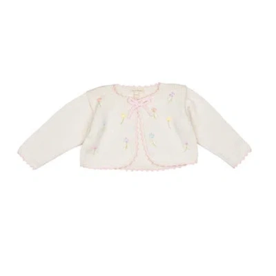 Wild Wawa Embroidered Bolero In White
