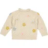 Wild Wawa Jardin Sweater In Neutral