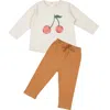 Wild Wawa Kids'  Legging Set In Brown