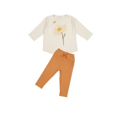 Wild Wawa Babies'  Legging Set In Neutral