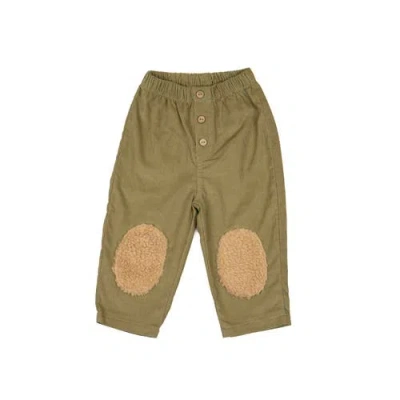 Wild Wawa Kids'  Patches Pant In Green