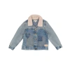 Wild Wawa Patchwork Jacket In Blue