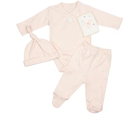 Wild Wawa Kids'  Pima Embroidered Bundle Set In Pink