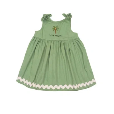 Wild Wawa Kids'  Piper Dress In Green