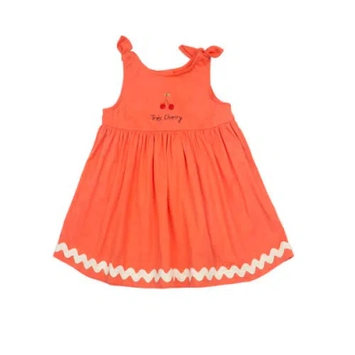 Wild Wawa Kids'  Piper Dress In Orange