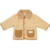 Wild Wawa Quilted Jacket In Brown