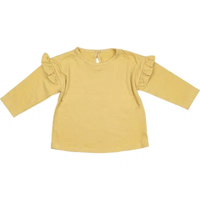 Wild Wawa Kids'  Ruffle Everyday Top In Yellow