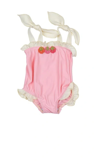 Wild Wawa Strawberries 수영복 In Pink