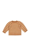 Wild Wawa Æ¯›è¡£ Â€“ Ginger & Oat Stripe. Å°ºç � 3/4 (also Â€“ 12/24, 2/3, 5/6). In Brown