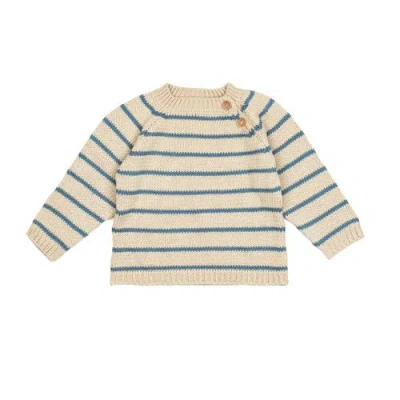 WILD WAWA WILD WAWA STRIPE CREW NECK SWEATER