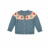 Wild Wawa Sweetheart Cardigan In Blue