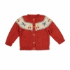 Wild Wawa Kids'  Sweetheart Cardigan In Red