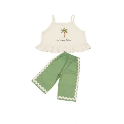 Wild Wawa Kids'  Wide-leg Pant Set In Multi