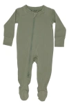 Wildbird Kids'  Cloudblend™ Footie One-piece Pajamas In Green