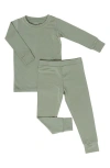 Wildbird Babies'  Cloudblend™ Two-piece Long Pajamas In Green