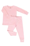 Wildbird Babies'  Cloudblend™ Two-piece Long Pajamas In Pink