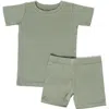 Wildbird Cloudblend™ Two-piece Short Pajamas In Green