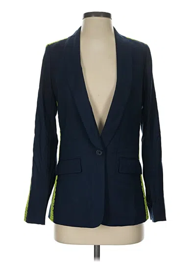 Pre-owned Wildfang Blazer Jacket In Blue