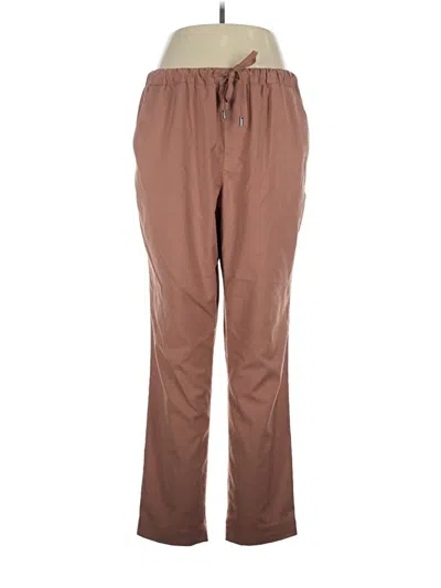 Pre-owned Wildfang Casual Pants In Brown