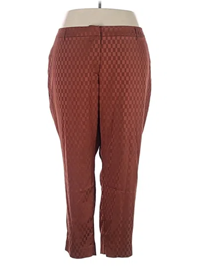 Pre-owned Wildfang Casual Pants In Brown