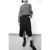Wildfang Essential Utility Wrap Skirt In Black