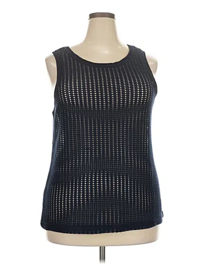 Pre-owned Wildfang Sweater Vest In Blue