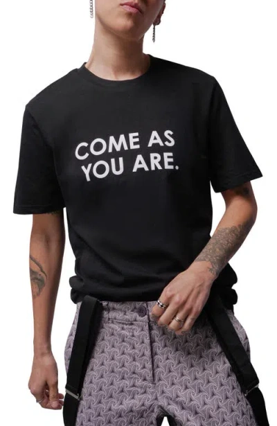Wildfang The Come As You Are Tee In Black