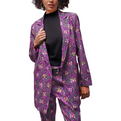 Wildfang The Empower Double Breasted Blazer In Multi