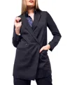 Wildfang The Empower Double Breasted Blazer In Black