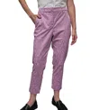 Wildfang The Empower Jacquard Slim Crop Pant In Purple