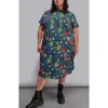Wildfang The Empower Shirt Dress In Blue