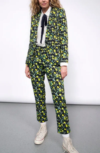 Wildfang The Empower Tux Blazer In Citrus Black