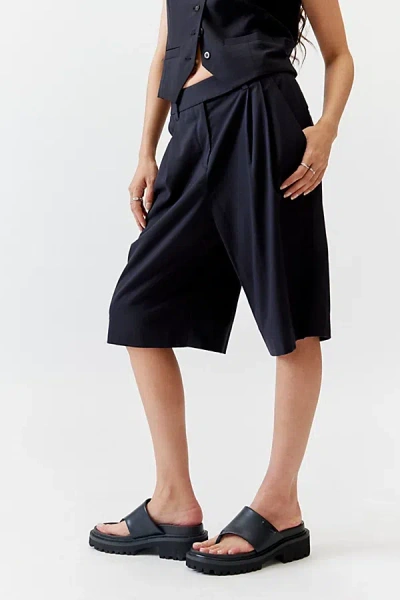 Wildfang The Empower Wide Leg Short In Black At Urban Outfitters