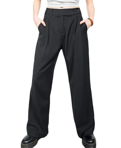 Wildfang The Empower Wide Leg Trouser In Black