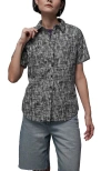 Wildfang The Essential Button Up In Animal Print