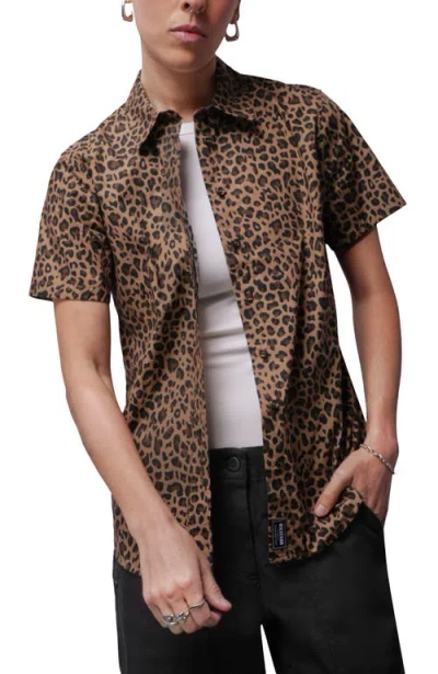 Wildfang The Essential Button Up In Brown