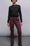Wildfang The Essential Cotton Twill Utility Pant In Burgundy