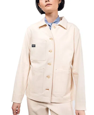 Wildfang The Essential Denim Utility Jacket In Pink
