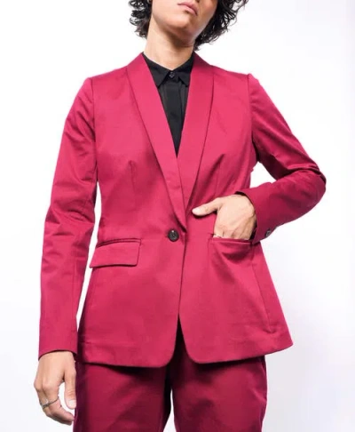 Wildfang The Essential Tux Blazer In Mulberry