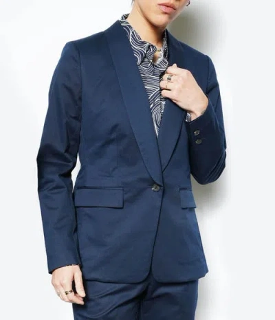 Wildfang The Essential Tux Blazer In Navy