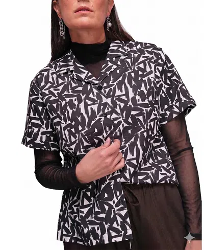 Wildfang The Everyday Camp Button Up In Black
