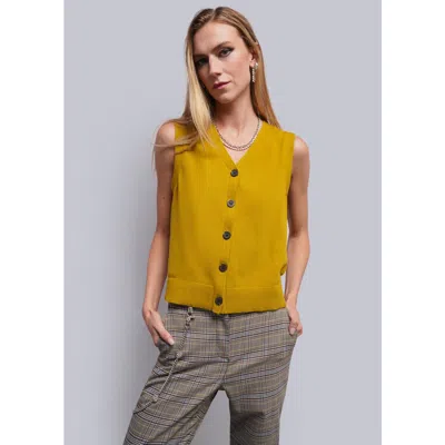 Wildfang The Everyday Sweater Vest In Yellow