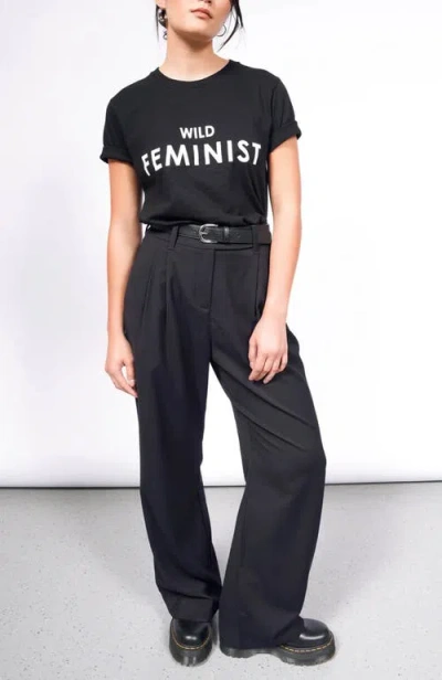 Wildfang The Wild Feminist ® Tee In Black