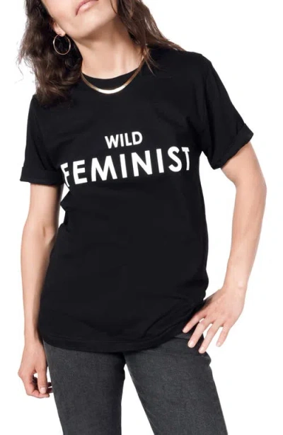 Wildfang The Wild Feminist ® Tee In Black