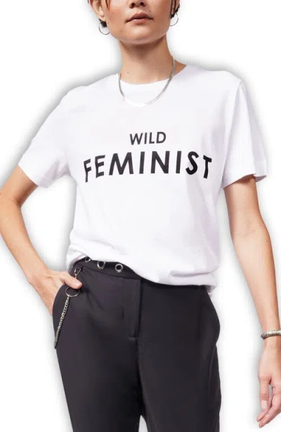 Wildfang The Wild Feminist ® Tee In White