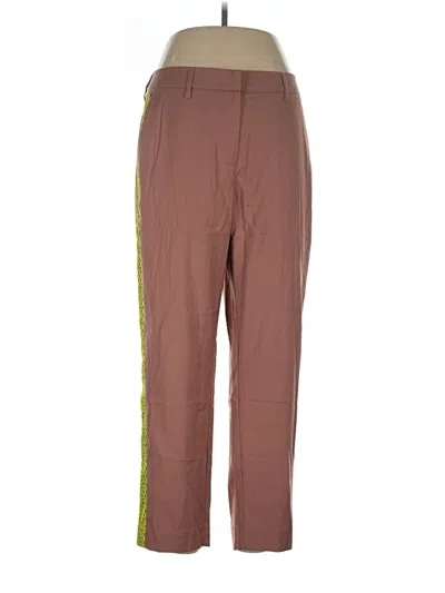 Pre-owned Wildfang Track Pants In Brown